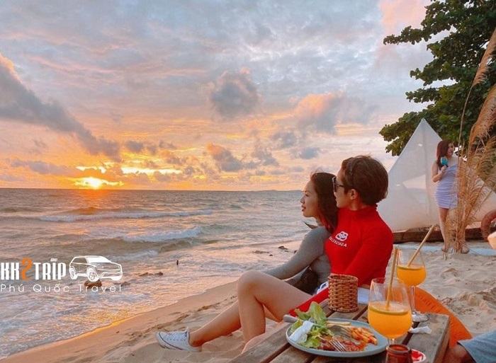 Sunset at Khem Beach, Phu Quoc