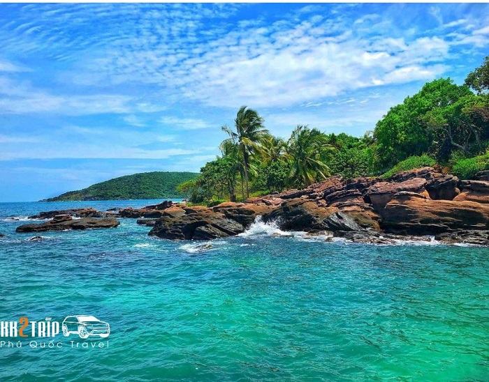 Enjoying the sunset at Hon Gam Ghi, Phu Quoc